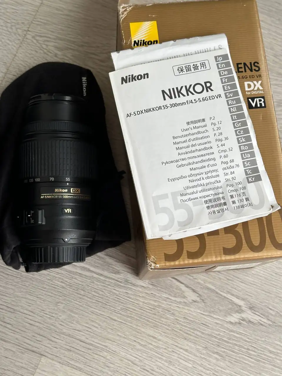 Продажа фотоаппарата Nikon D5100 kit 18-55mm и объектива AF-S DX NIKKOR 55-300mm - Фототехника (Электроника) в Балашиха