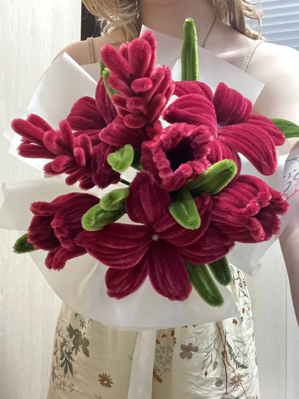 Букет с открыткой и стикерами - Хендмейд (Хобби и отдых) в Балашиха