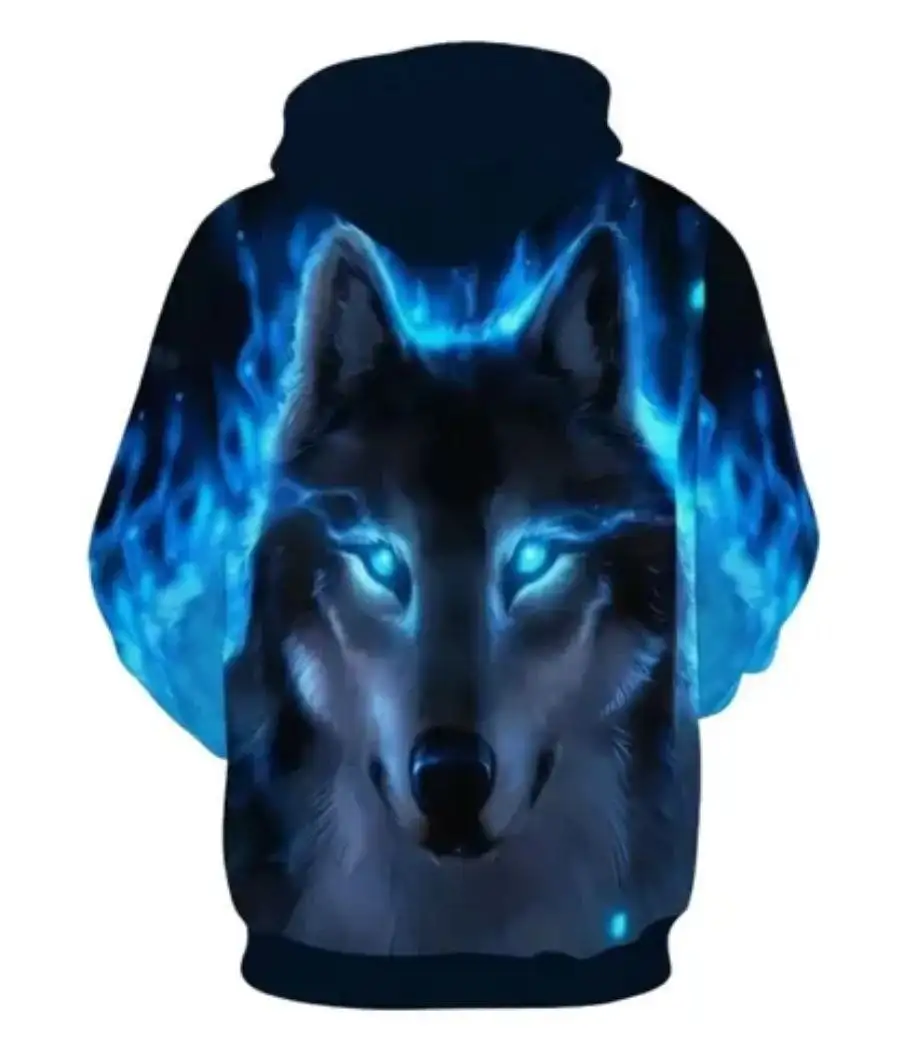 Худи с принтом волка, славянский символ 2026 - Худи (Одежда) в Балашиха