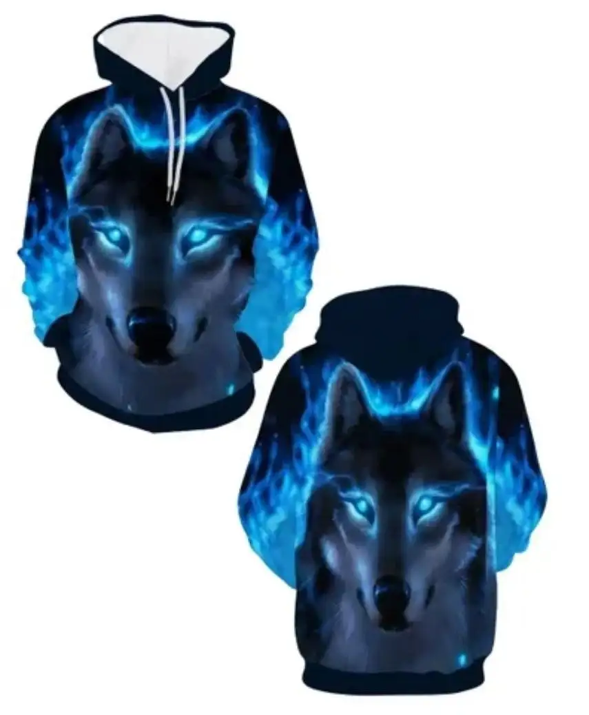 Худи с принтом волка, славянский символ 2026 - Худи (Одежда) в Балашиха