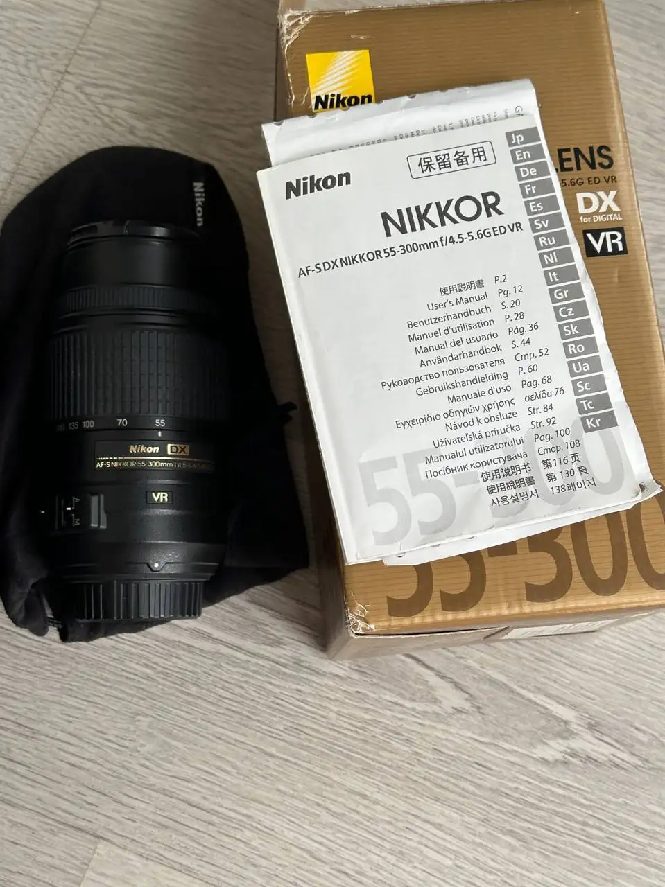 Объектив Nikkor 55-300mm f/4.5-5.6G ED VR - Электроника в Балашиха