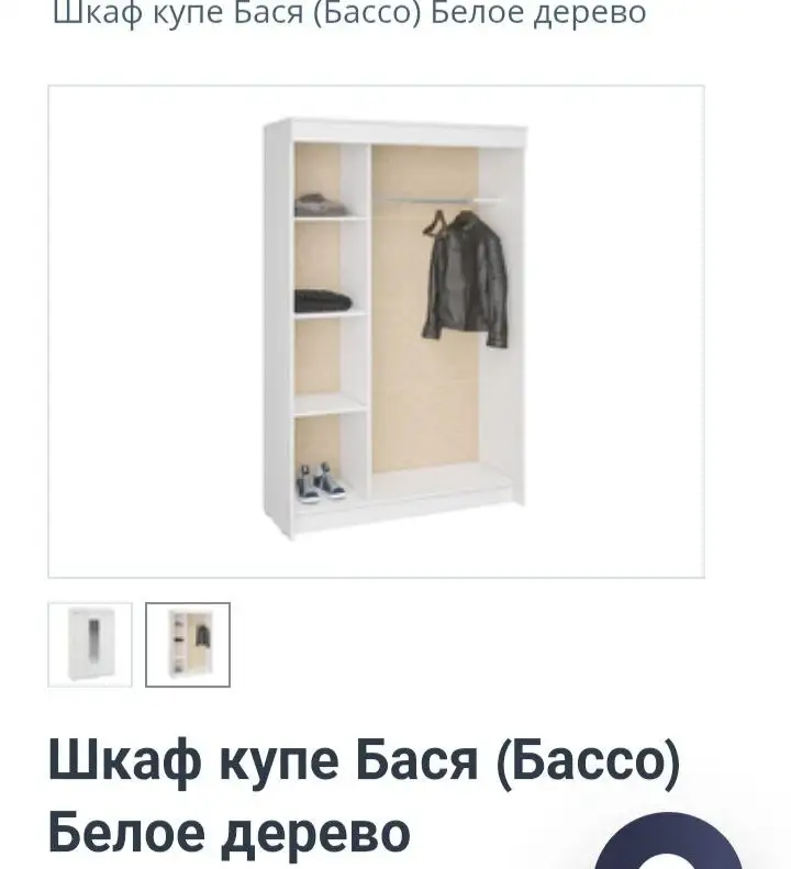 Шкаф-купе Бася/Бассо - шкафы-купе (Для дома и дачи) в Балашиха