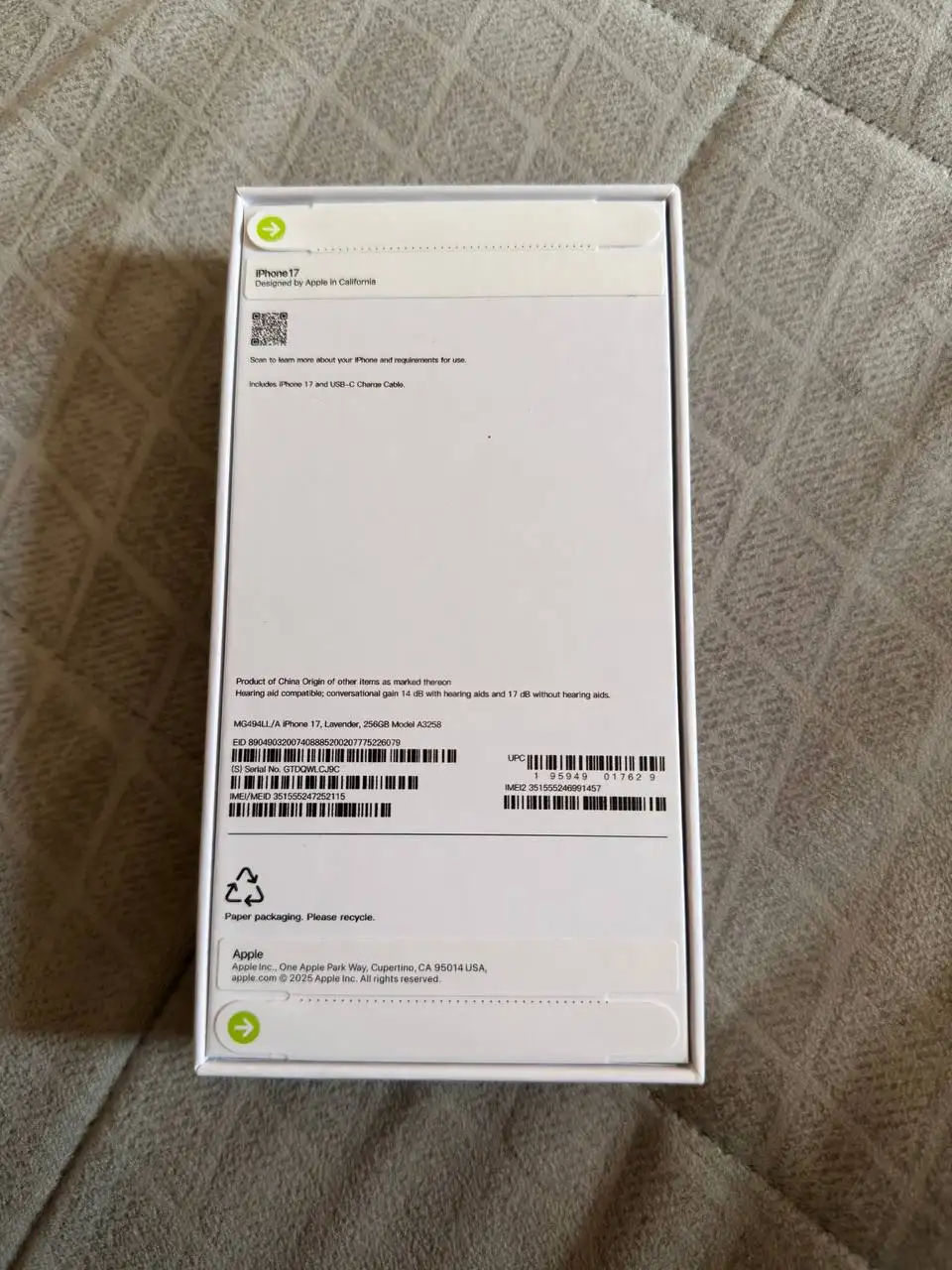 Продажа iPhone 17 256GB новый - Смартфоны и гаджеты (Электроника) в Москва