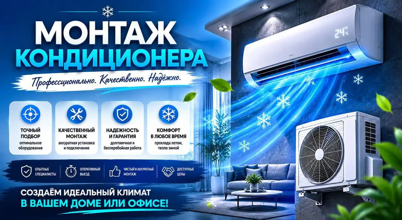 Профессиональный монтаж кондиционеров - Монтаж кондиционеров (Услуги) в Балашиха