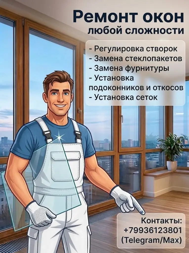 Ремонт окон в Москве и Московской области - Ремонт окон (Услуги) в Москва