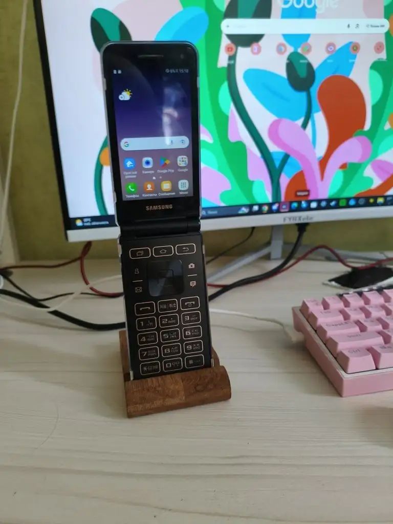 Samsung Galaxy Folder 2 кнопочный Android-смартфон - Электроника в Балашиха