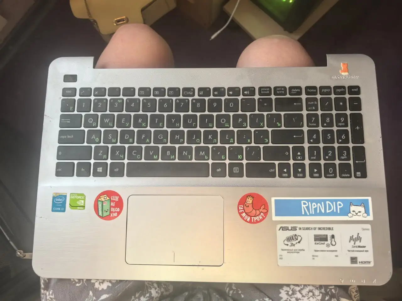 Отдам панель для ноутбука ASUS - Запчасти для ноутбуков (Электроника) в Балашиха