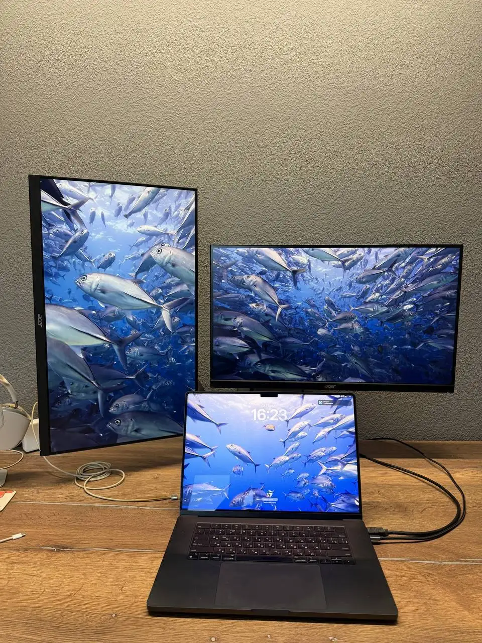 Продается комплект из двух мониторов Acer 27" и кронштейн ONKRON - Мониторы и аксессуары (Электроника) в Балашиха