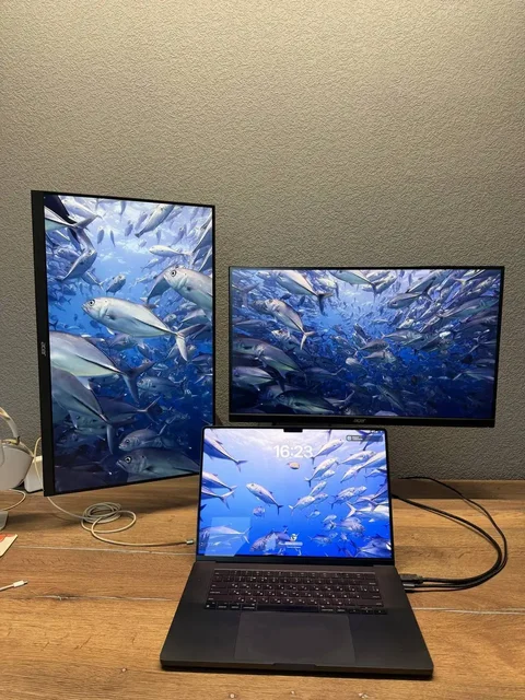 Продается комплект из двух мониторов Acer 27" и кронштейн ONKRON - Аудиотехника в Балашиха