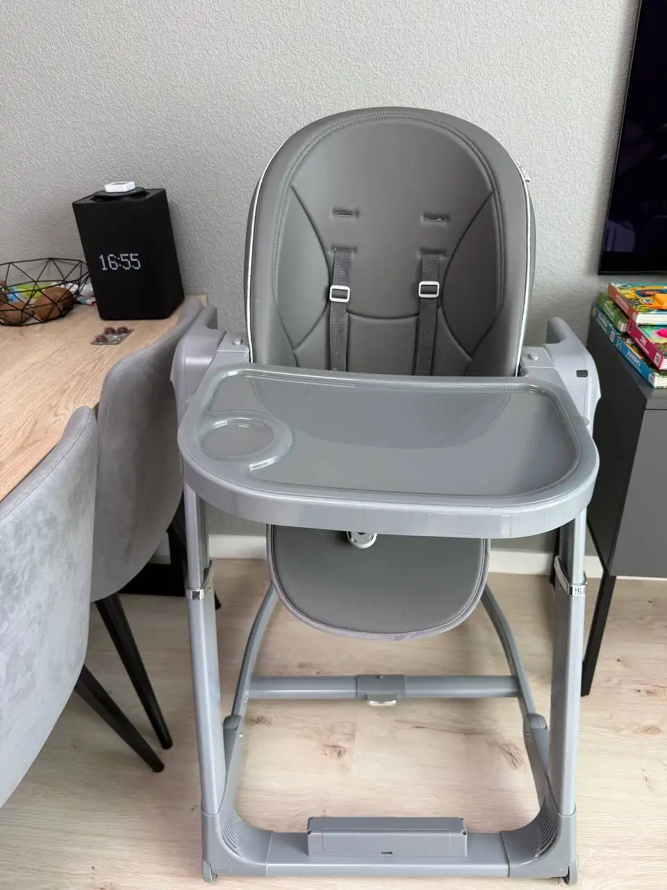 Стульчик-трансформер 3 в 1 MyLittleChair, серый - Коляски и аксессуары (Товары для детей) в Балашиха