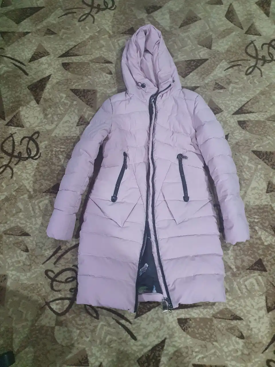 Пуховик женский тёплый размер М