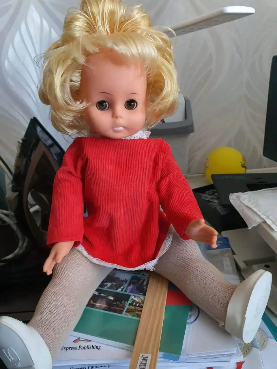 Немецкая кукла 1970-х годов 46 см