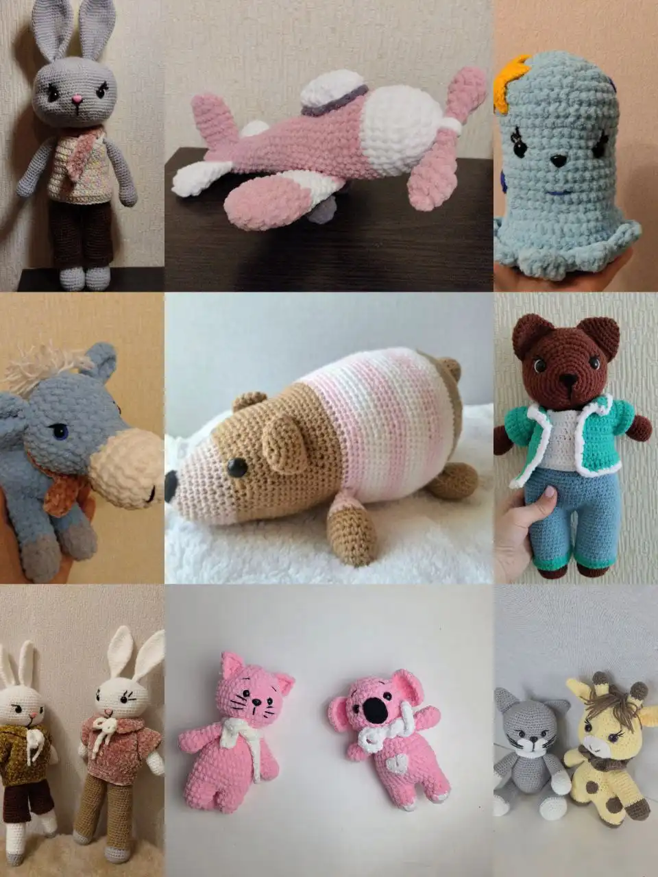 Вязаная игрушка на Новый Год