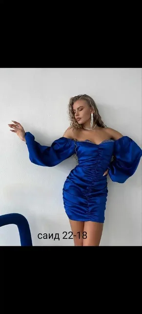 Платье 42-46 плотный атлас - частное объявление в Новокосино