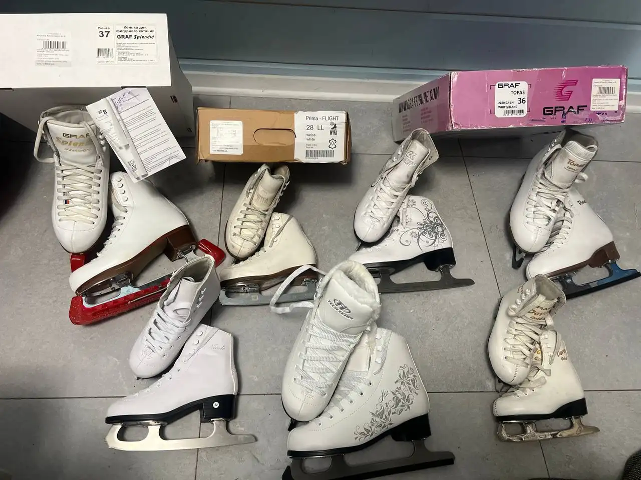 Продажа коньков любительского и профессионального уровня
