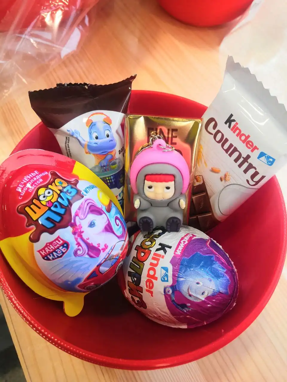 Новогодний подарок Киндер