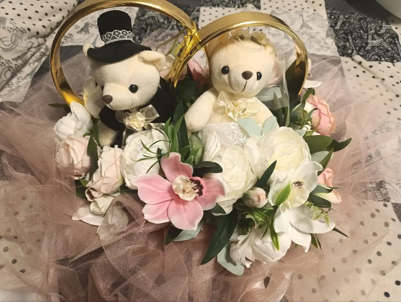 Кольца на свадебный автомобиль