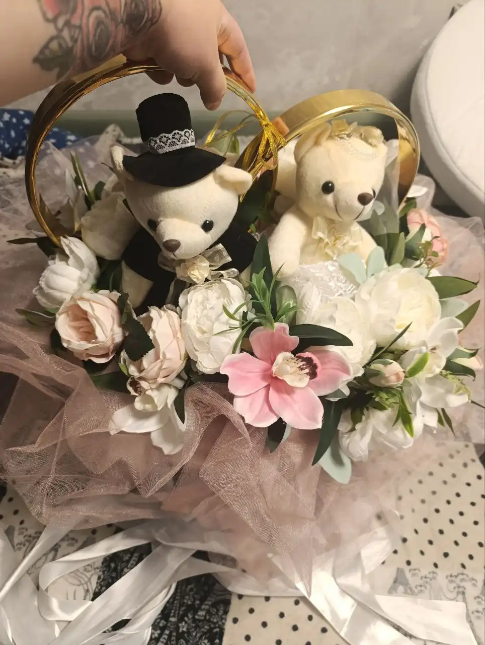 Кольца на свадебный автомобиль