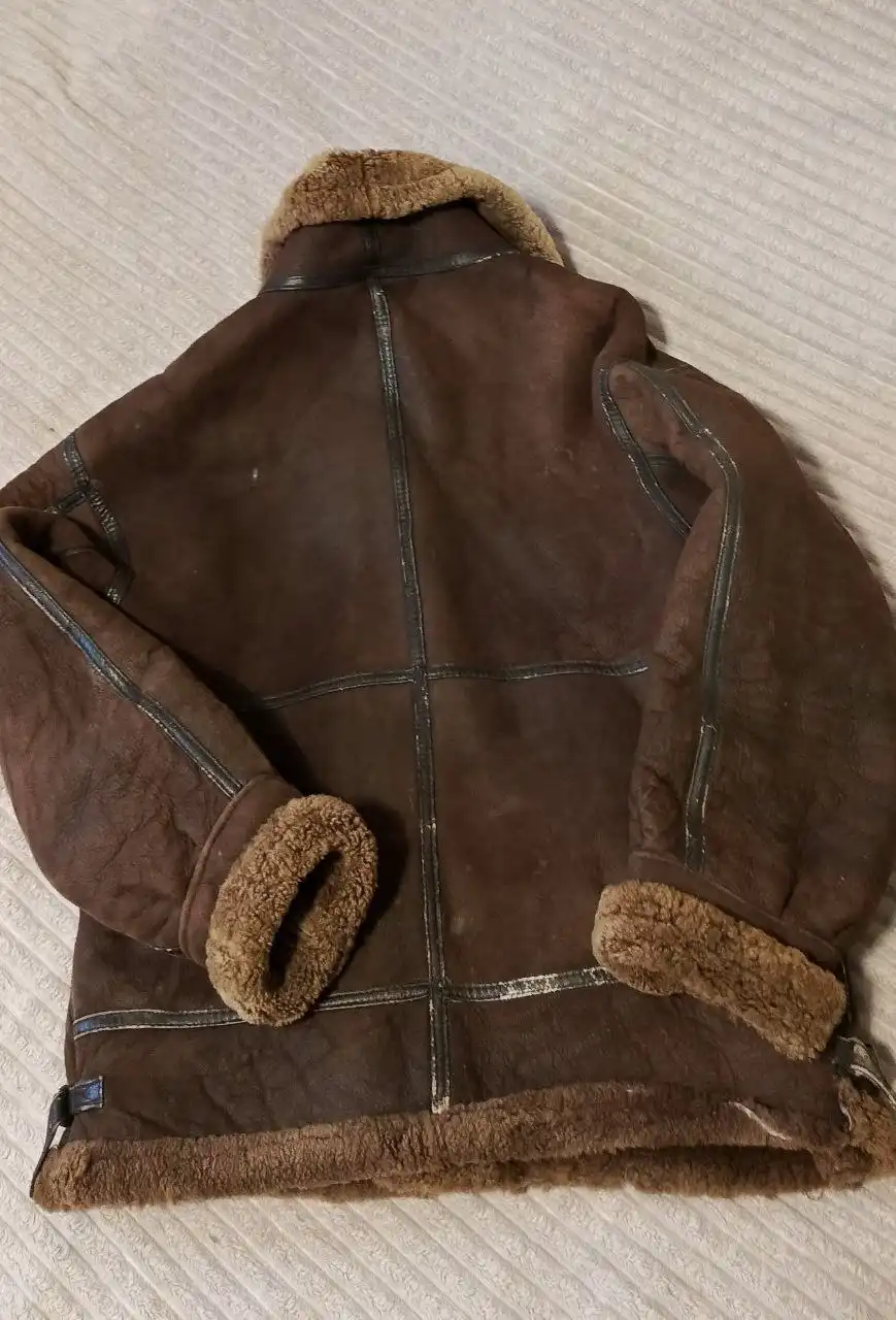 Мужская дублёнка пилот р. 46-48 (М) винтаж