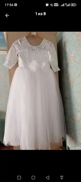 Нарядное платье для девочки размер 34 - Товары для детей в Мытищи