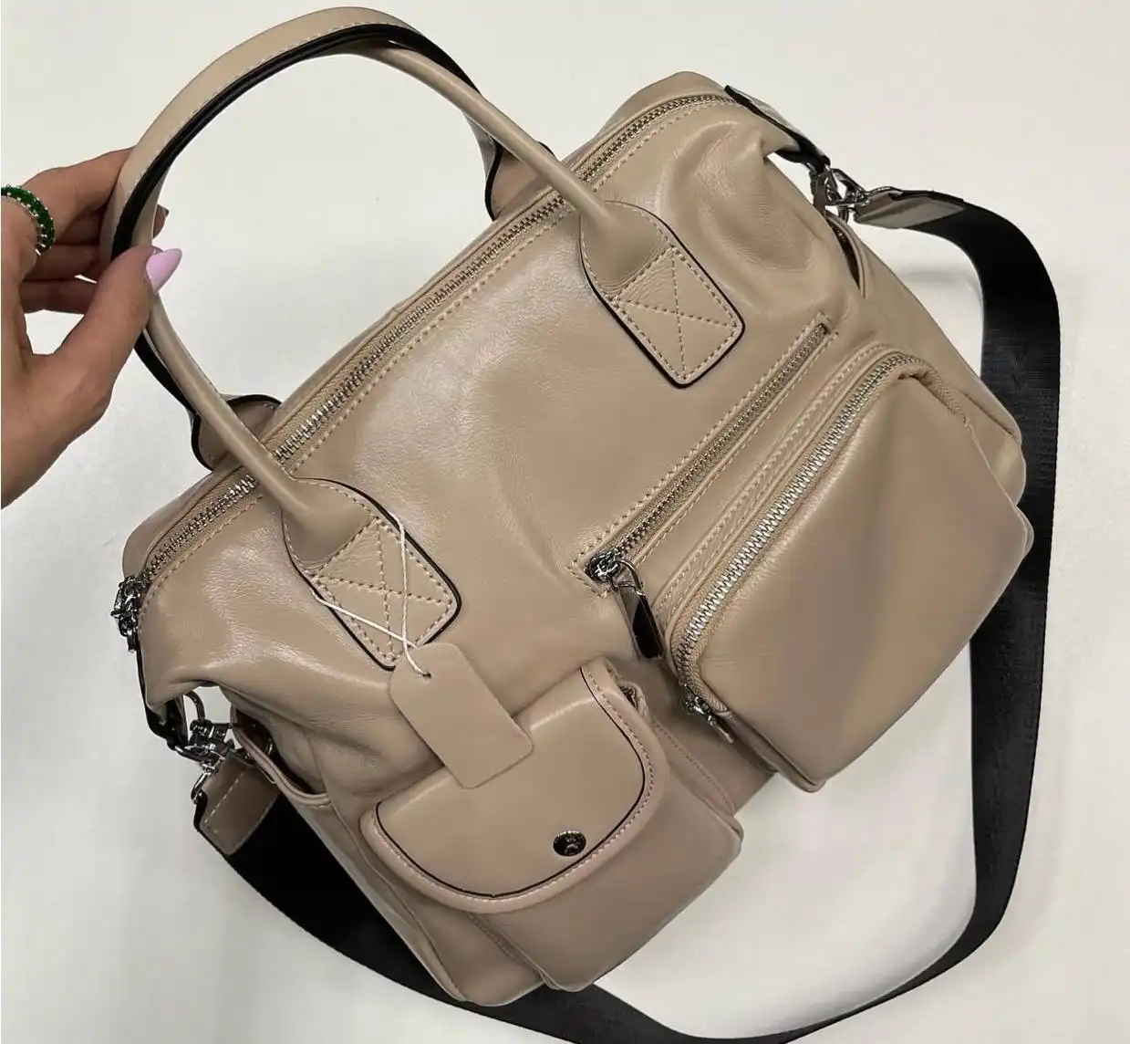 Сумка из итальянской кожи - Аксессуары (Одежда) в Мытищи