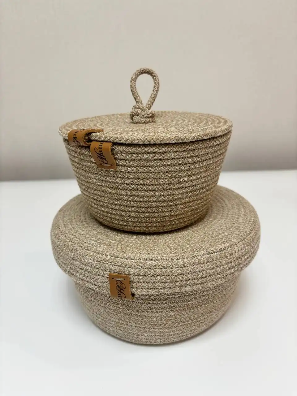 Набор бежевых корзин для дома - Товары для хранения (Для дома и дачи) в Мытищи