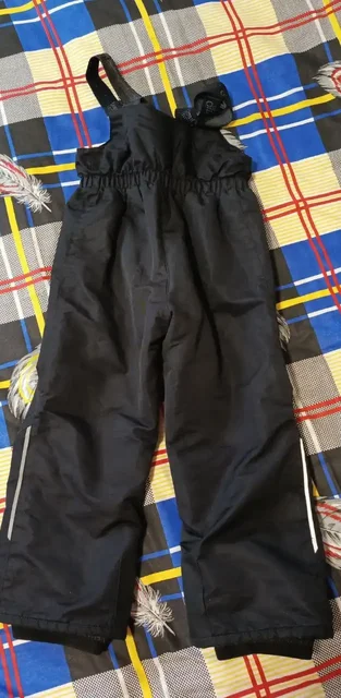 Зимний полукомбинезон черный размер 110 см - Одежда в Неизвестно