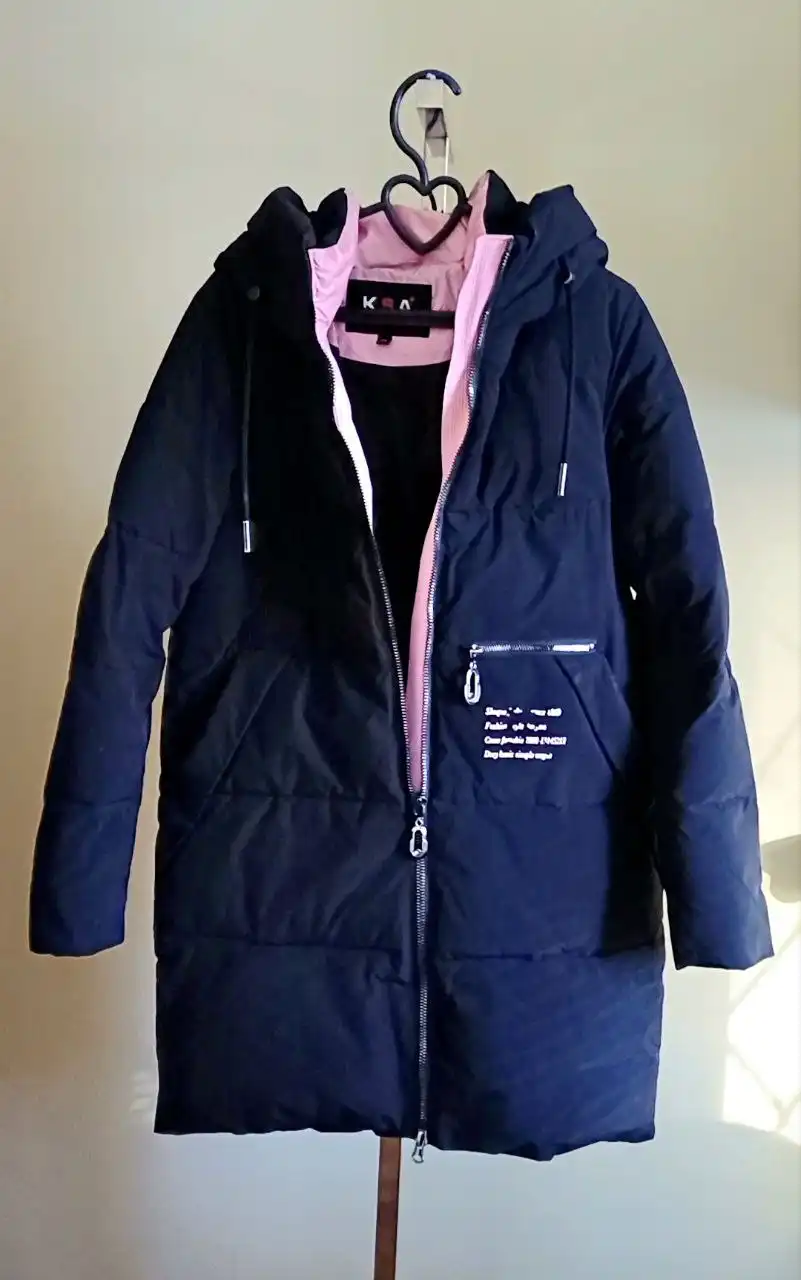 Пуховик зимний б/у размер 42-44 - Верхняя одежда (Одежда) в Мытищи