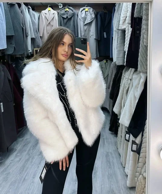 Эко шубка 42 размер - Одежда в Мытищи