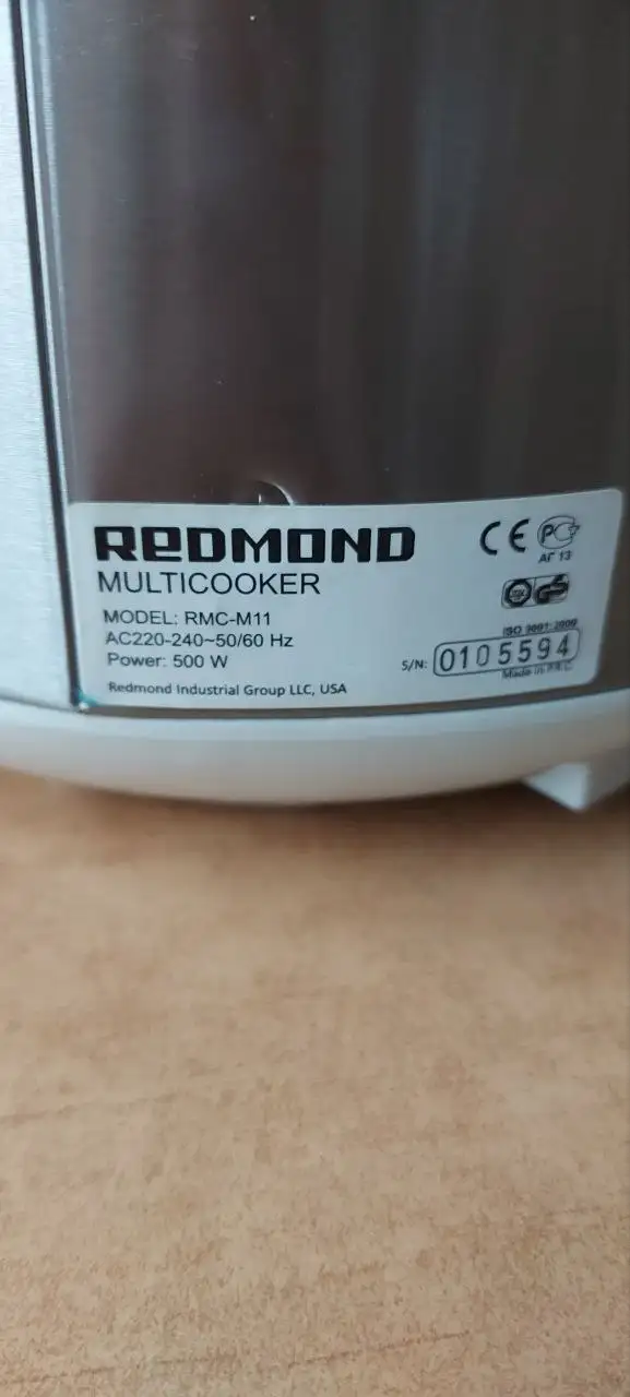 Мультиварка Redmond RMC-М11 на 3 литра - Барахолка в Мытищи