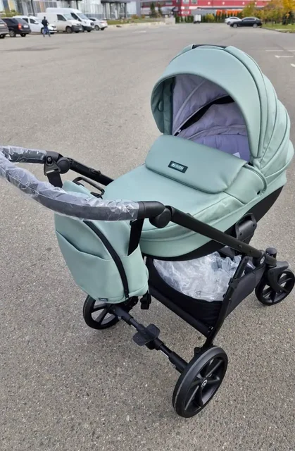 Коляска Tutis nanni кожа 2в1 с автолюлькой luxmom - Для купания в Мытищи