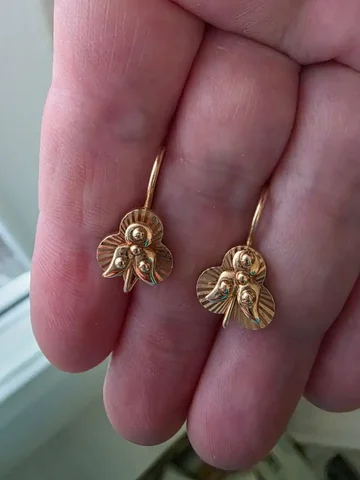 Золотые серьги СССР 583 проба - Ножи и инструменты в Мытищи