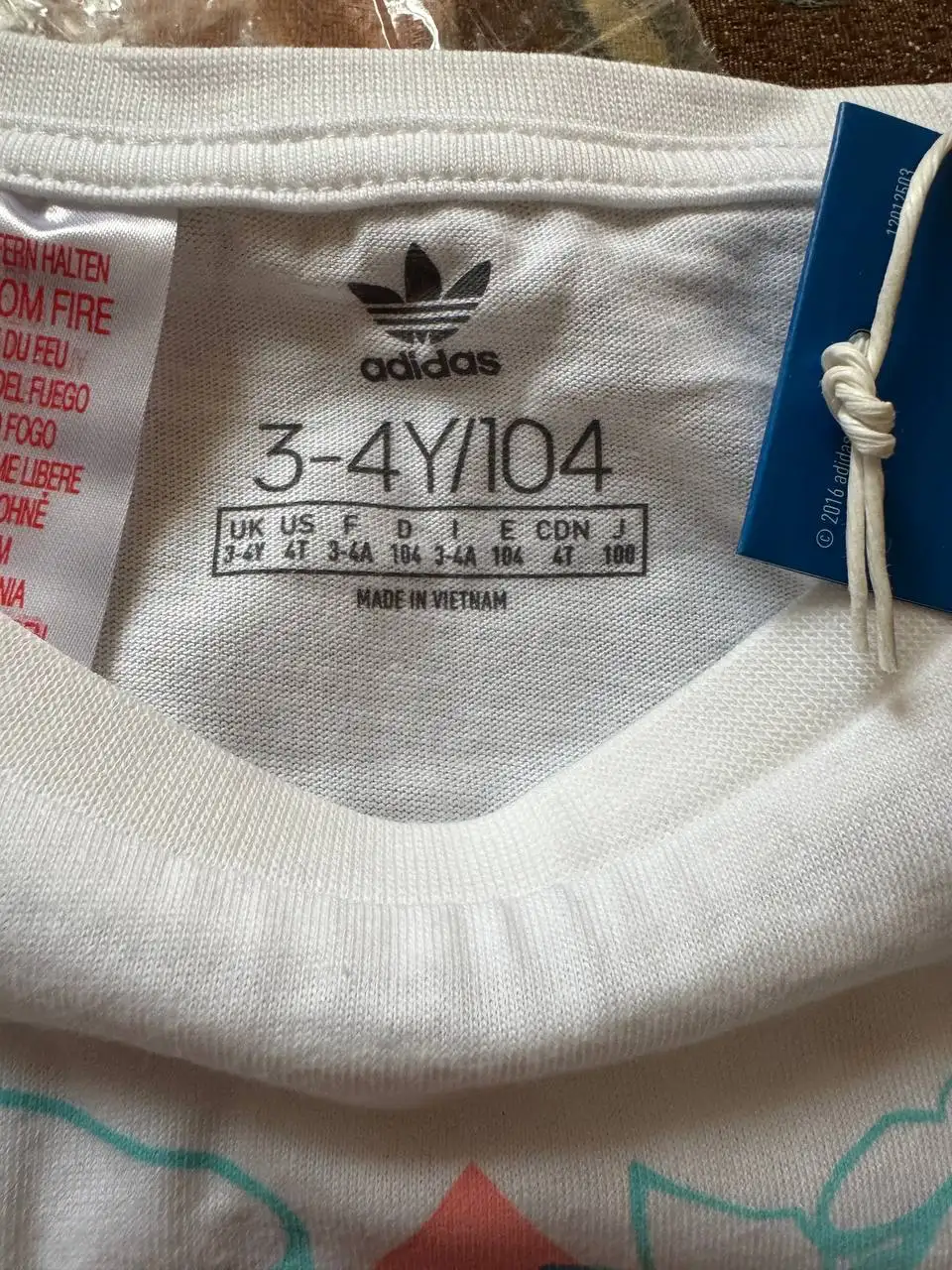 Детская футболка Адидас - Детская одежда (Одежда) в Мытищи