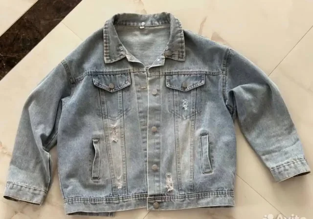 Джинсовая куртка размер s/m в отличном состоянии - Пиджаки в Мытищи