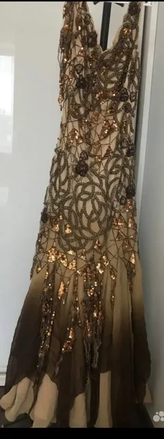 Вечернее платье с бисером и пайетками, размер 42-44 - Штаны в Москва