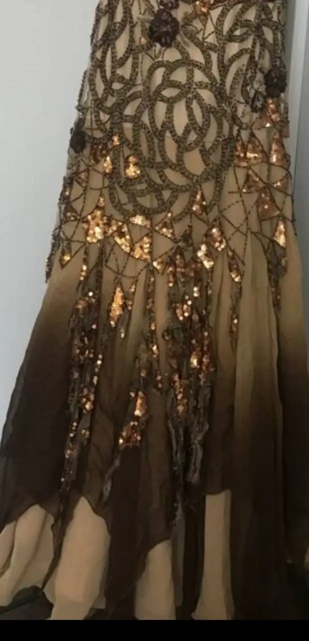 Вечернее платье с бисером и пайетками, размер 42-44 - Вечерние платья (Одежда) в Москва
