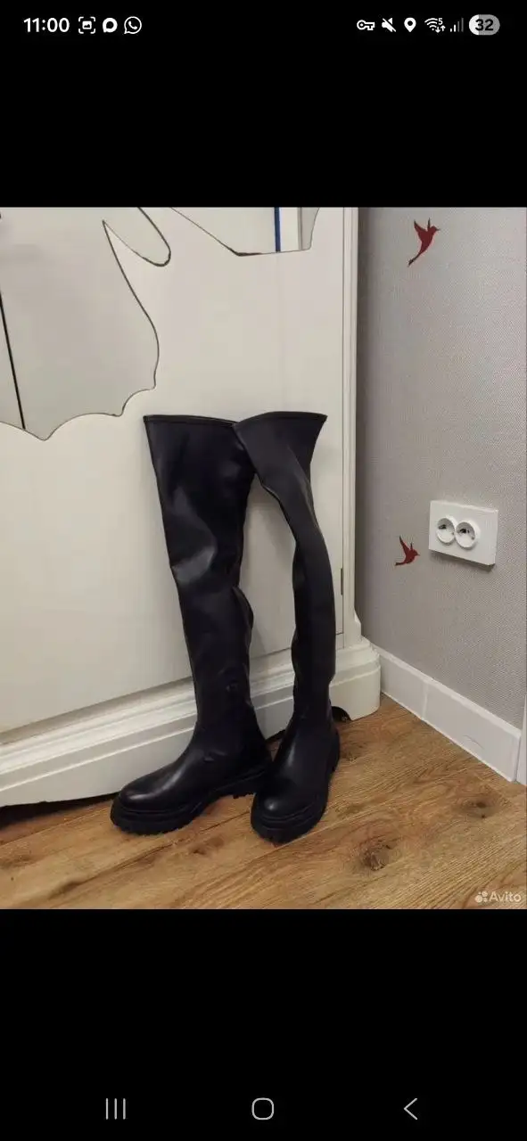 Кожаные ботфорды от Geox в отличном состоянии - Обувь (Одежда) в Мытищи