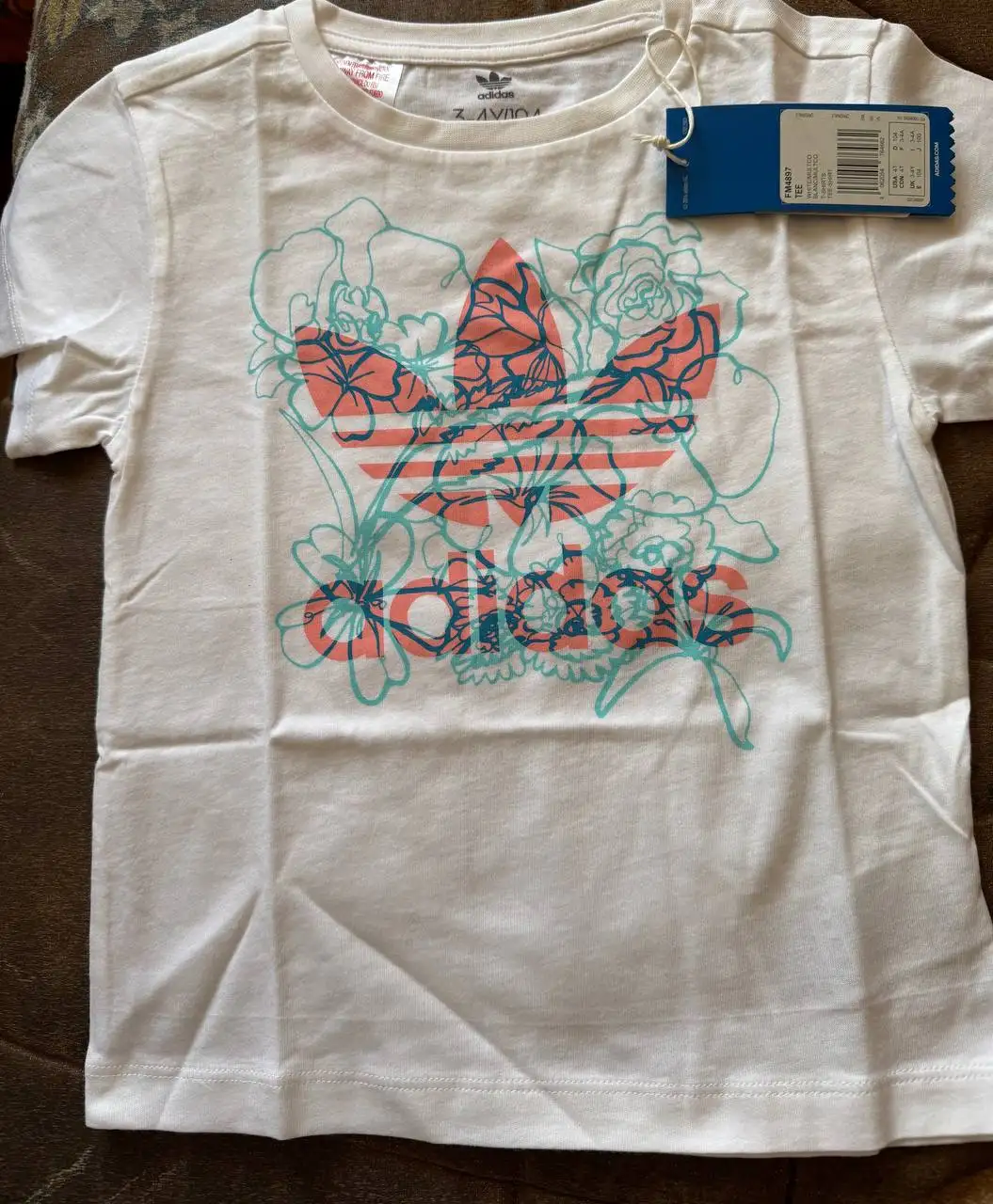 Новая футболка Адидас для девочки - Детская одежда (Одежда) в Мытищи