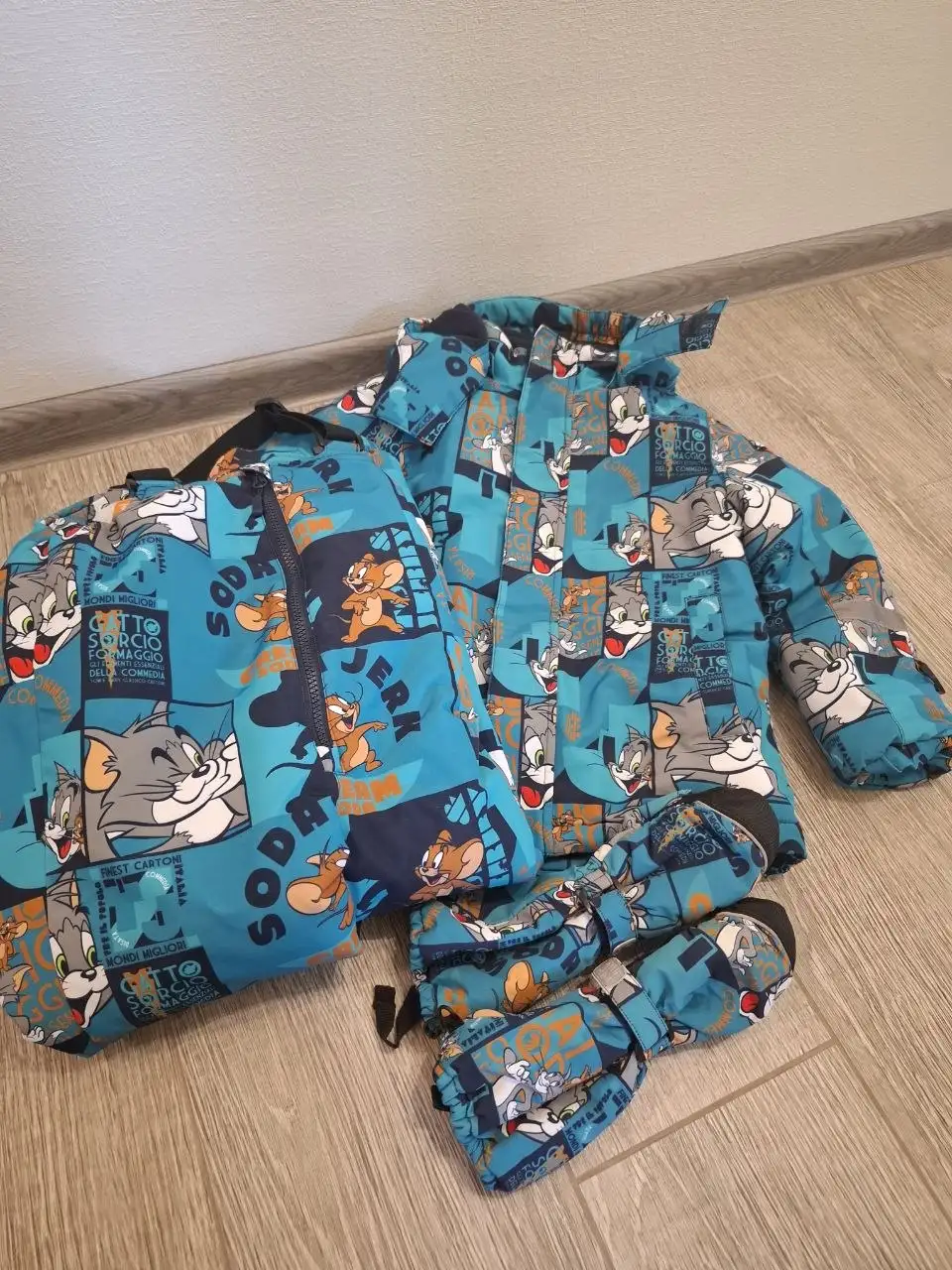 Зимний комплект play today 116р с варежками и шапкой - Зимняя одежда (Одежда) в Мытищи