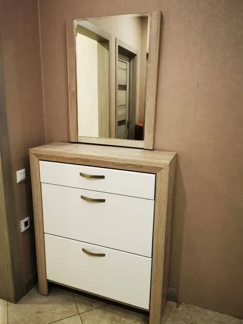 Стильная обувница для прихожей б/у с зеркалом - Товары для дома и дачи в Мытищи