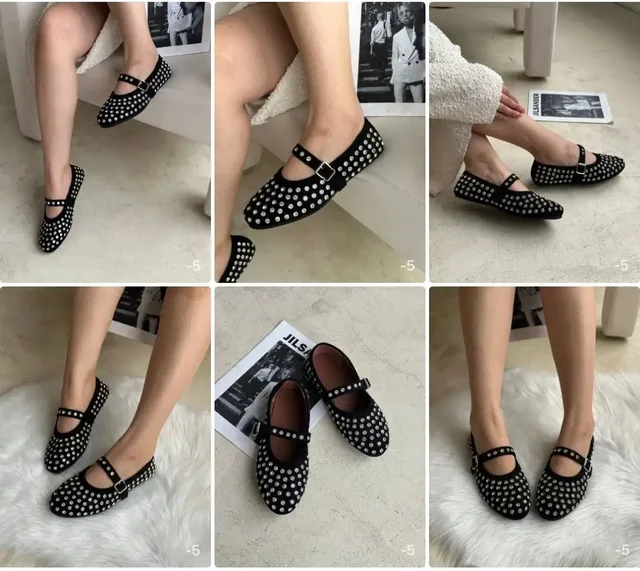 Новые балетки 38/39 без одной стразы - Школьная одежда в Москва