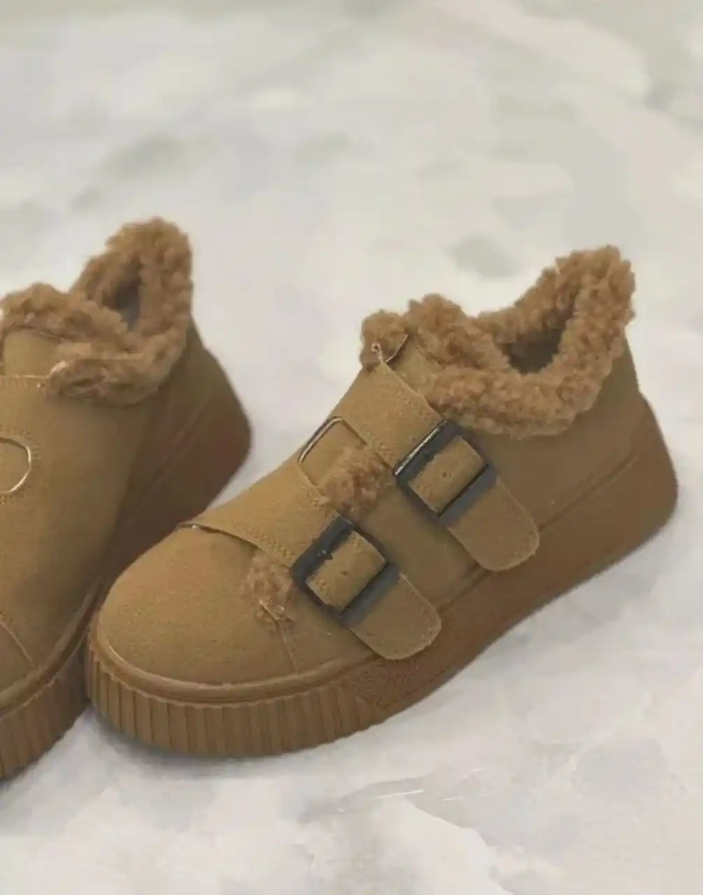 Женские полуботинки гречишного цвета