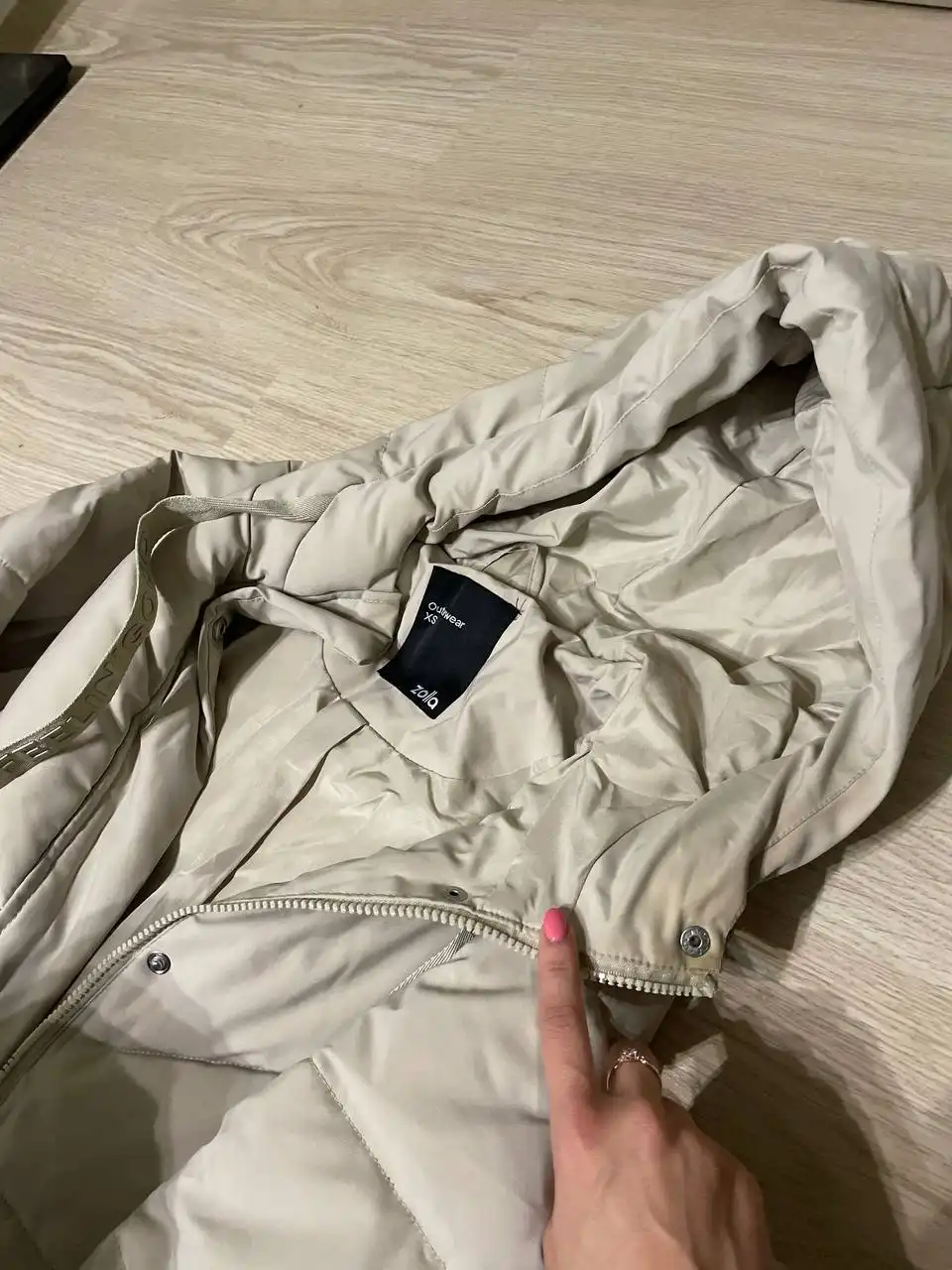 Пуховик женский на теплую зиму