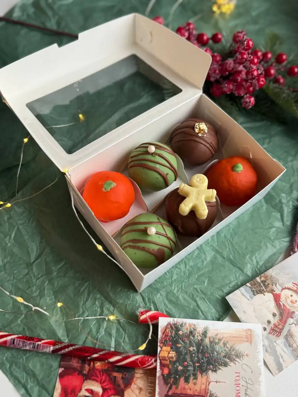 Вкусные десерты к Новому году и Рождеству