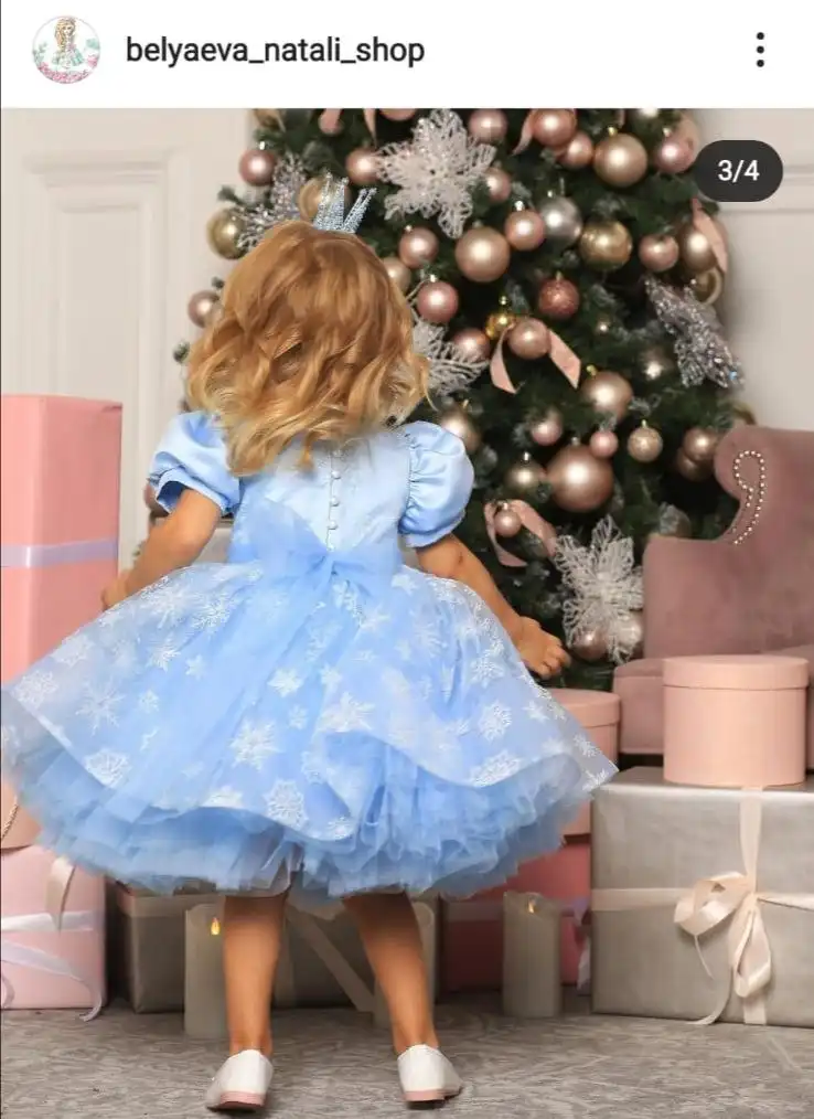 Продам пышное платье для девочки 2-4 лет