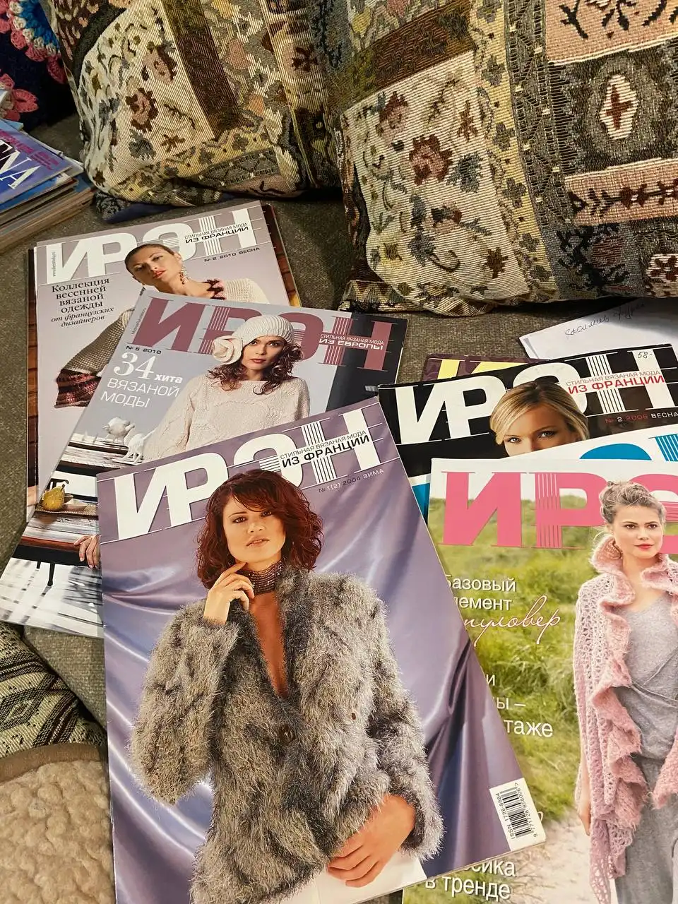 Ткани и журналы по шитью