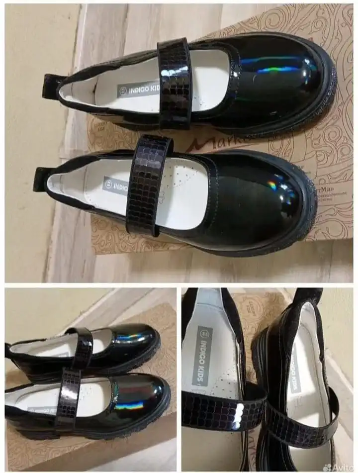 Новые лаковые туфли на девочку подростка, размер 33