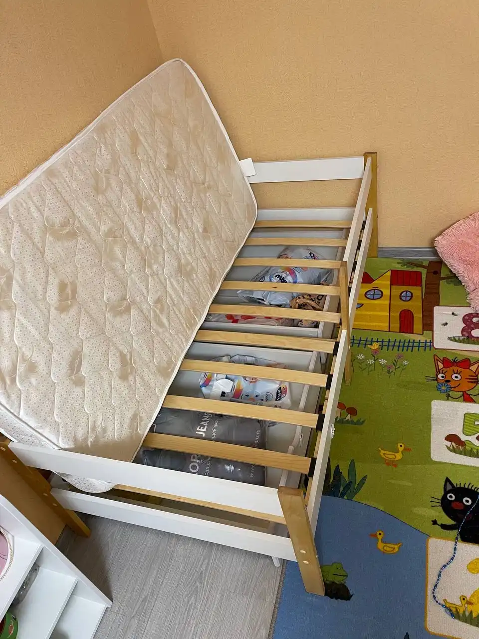 Детская кровать Sweet Sofa 160x80 с бортиком и ящиками