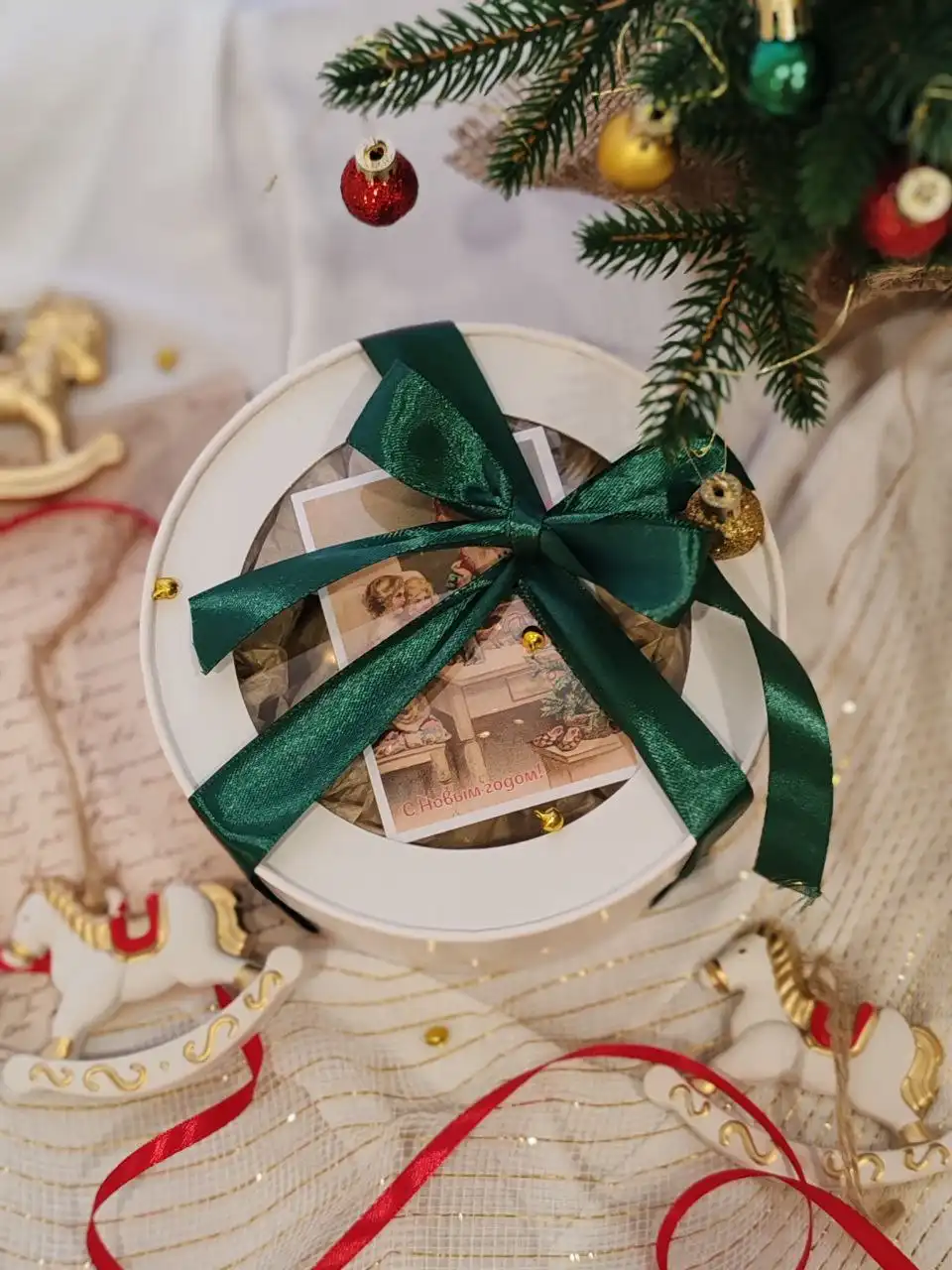 Подарочный набор из трех свечей из соевого воска