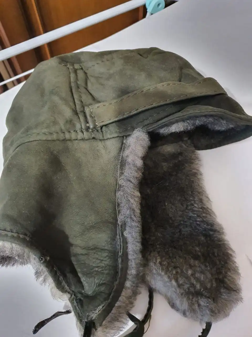 Детская шапка из овчины